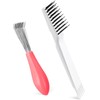 Boao 2 Pieces Hair Brush Cleaning Tool Comb Set 2-in-1