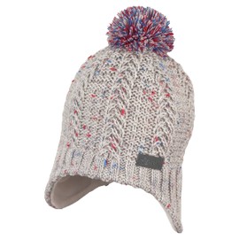 Sterntaler Unisex Children's Hat Baby Inkastrick Hat with Bobble, beige