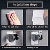 Clarmonde Shower Head Holder, Plastic, Hand Shower Holder, Adjustable Bracket,