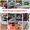 YIXISI 150 Pieces Plastic Round Spacer Kit, for M3/M4 Screws,