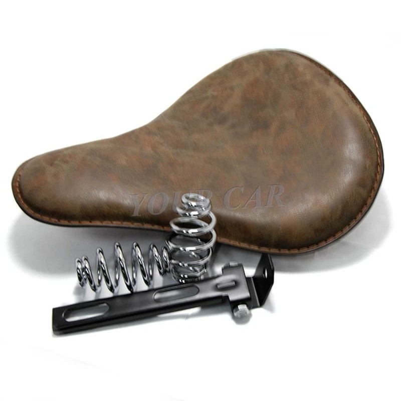KEEPDSGN Bobber Motorcycle Retro Spring Solo Seat For Yamaha V