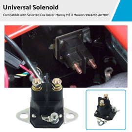 Universal Lawn Mower Solenoid Suitable for Selected Cox Rover Murray MTD Mowers 9924285 A07107