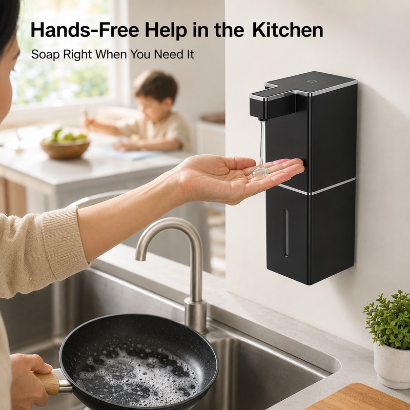 Automatic Soap Dispenser Touchless Wall Mount USB