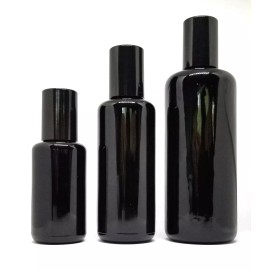 Miron Violet Glass Bottle with Glass Ball Roll on Cap 6 different sizes - 15 ml