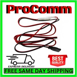 Universal ProComm JBCPC-3H 3 Pin CB/Ham Radio Heavy Duty 16-Gauge 2-Wire Power Cord