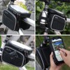 ROTTO Bike Frame Bag Waterproof Bicycle Phone Bag on Top