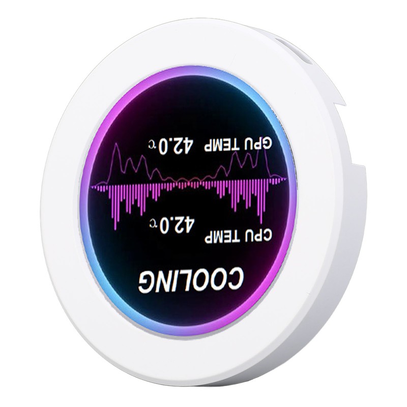 2.1in Round IPS LCD Display 360 Degree Rotation 480x480 Watercooler
