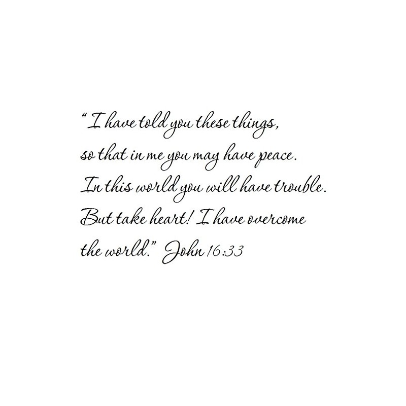 Tapestry Of Truth - John 16:33 - TOT7060 - Wall