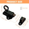 Automatic Locking Door Bolt, Pack of 2 Spring Deadbolt Lock,