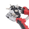 Leather Hole Punch 6 Holes 360 Degree Rotating Adjustable Margin