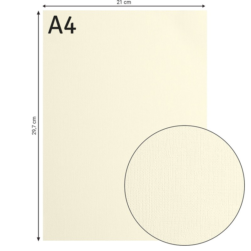 Florence Cardstock Textured - Coloured Card Making Supplies A4 -