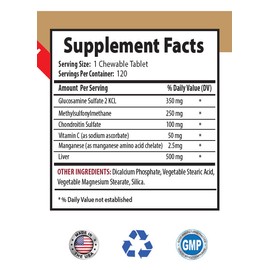 Pets Health Solution pet joint supplement for dogs - DOG HIP AND JOINT HEALTH - chondroitin treats 1B