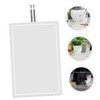 CAXUSD 2sets Acrylic Dry Erase Board Desk Whiteboard Whiteboard Magnets