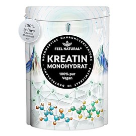 Creatine Monohydrate - 500 g Ultra Fine Powder - 147 Servings of Pure Creatine - High Dose - Vegan, No Unnecessary Additives - Developed in Germany & Laboratory Tested