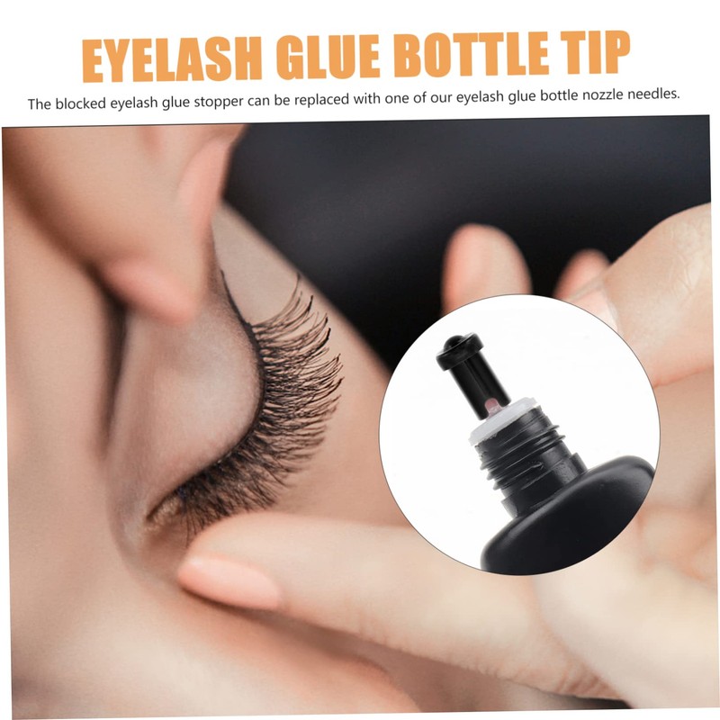 FOMIYES 3sets Essential Lash Glue Accessories Anti-clog Needles Replacement Head