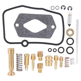 Carburettor Repair Kit Motorcycle Repair Kit Carburettor Replacement with Nozzle Needle Main Nozzle Slow Nozzles Float Chamber Seal Needle Valve Tools for Yamaha DT 125 4BL DT125 1998-2007