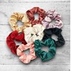 Silk Hair Scrunchies Set of 8 Scrunchies for Long, Thick,