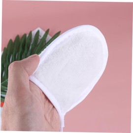 Ipetboom 2sets Makeup Remover Cloths Gentle Facial Cleaning Gloves Puff for Easy Makeup Removal 4pcs*2