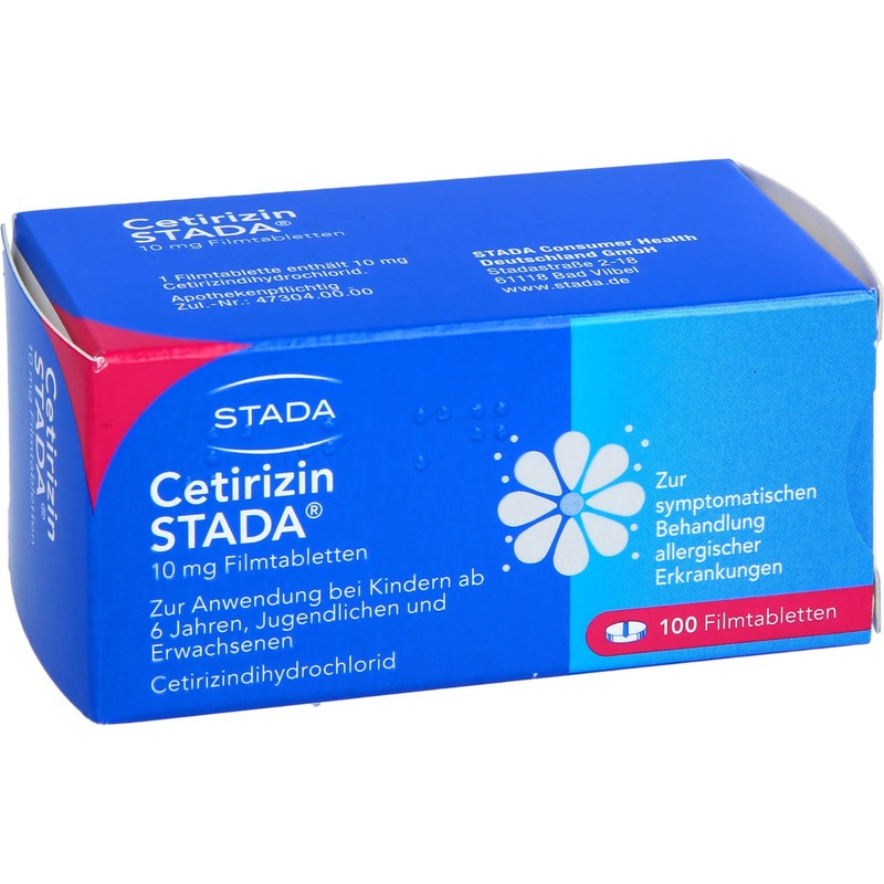 Cetirizin Stada Film-Coated Tablets 10 mg, 100 Tablets