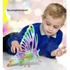 Puzzled Colorful Wood Craft Construction Butterfly 3D Jigsaw Puzzle