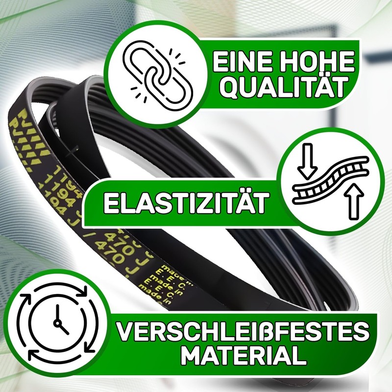 V-belt washing machine Poly-V 1194 J5 V-ribbed belt for drive