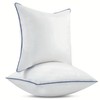 Ichrysania 18x18 Inch Pillow Inserts Set of 2-100% Cotton Cover,