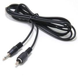 2Er-Stück 6-Fuß-Cinch-Stecker Auf 3,5 Mm Mono-Mini-Mono-Stecker Buchsenanschluss Audiokabel - Auslösekabel für Die Subwoofer-Soundbar des Vorverstärkers