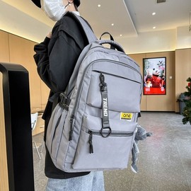 Lightweight backpack, laptop, laptop backpack, lightweight hiking bag, waterproof big size backpack Men's backpack light gray