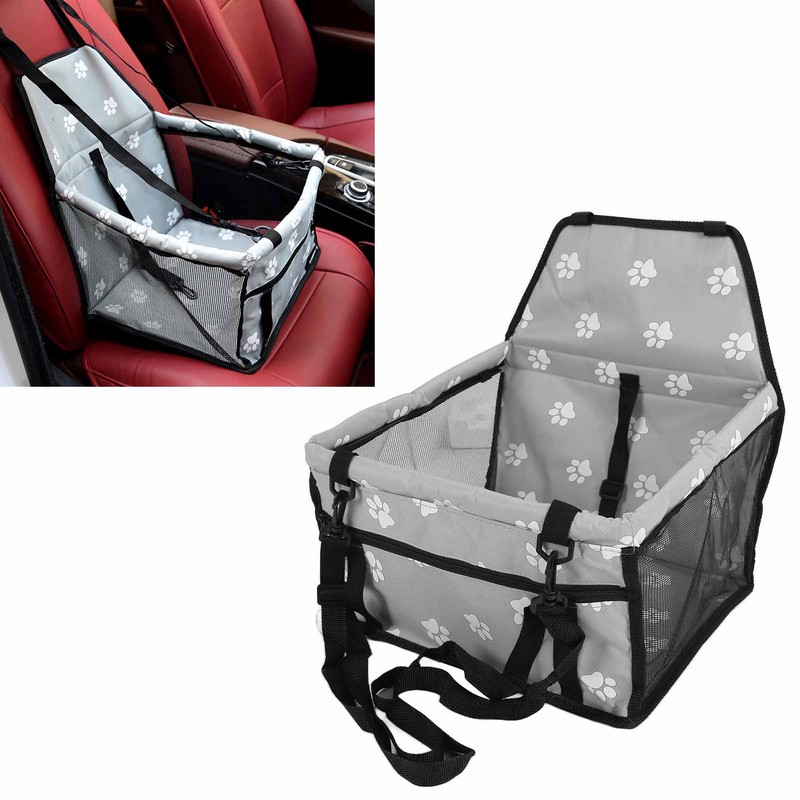 Bear Paw Pattern Pet Carrier Cage Washable Pet Car Travel