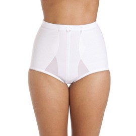 Camille Womens Bella Magic Firm Control Two Pack Shapewear Support Slimming Briefs 18 White