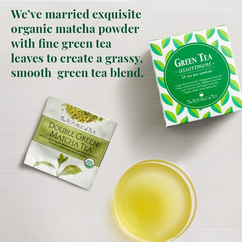 The Republic of Tea - Green Tea Assortment Sampler, 24