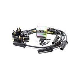 Ignition Tune-Up Kit - with Fuel Filter, PCV and Plug Wire Set - Compatible with 1990-1994 Ford Ranger 2.3L 4-Cylinder (Distributor-Less)