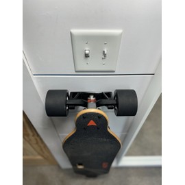 Custom 3D printed V2 Electric Skateboard Custom Wall Mount Works W/ Meepo Boards 90mm Wheels