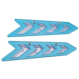 2pcs Car Wiper Stand Windshield Wiper Spoiler Blade Spoiler Presser Wing Pressure Tablets, Blue