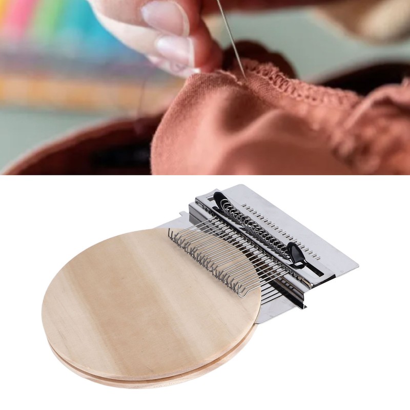 21 Hooks Darning Loom with Needles Household Loom Kit Small