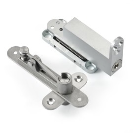 Ranbo Commercial/Home Self Closing Door Pivot Hinges Heavy Duty Hidden Hinges for Wood Doors 360 Degree Shaft Stainless Steel Invisible Pivot Hinge System (2 Way Adjustable)