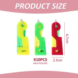 HDGSAFD 10-Piece Hand Needle Threader, Needle Threader Tools, Plastic Needle Threader, Sewing Accessories, Simple Needle Threader