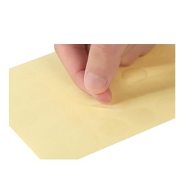 LuceLuce 1440 Sheets (45 Sheets x 32 Sheets) Transparent Sealing Round Labels Envelopes, 0.6 inch (1.5 cm) Diameter