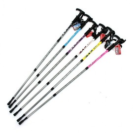 [MJ Trade] T-shaped duralumin hiking stick, hiking stick, hiking stick T-shaped (1P) pink 2ea