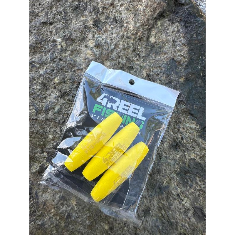 4REEL Fishing 3" EVA Peg Float - Pack of 3