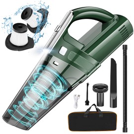 SAKOLD Handheld Vacuum Cordless Mini Portable Rechargeable Car Vacuum Cleaner with 11000PA Powerful Suction for Car Home and Office