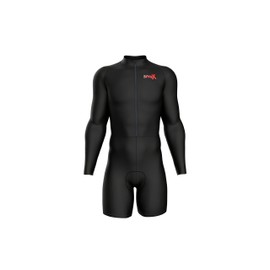 Sparx Long Sleeve Cycling Skinsuit Pro Team Bicycle Suit Bike Racing Suit Cycle Kit 3D Pad (2XL)