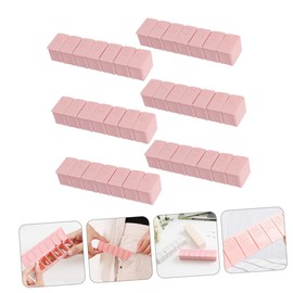 IWOWHERO Quality Plastic Mini Pill Box Set 6-piece Daily Pill Organizers with Weekly Sorter for Travel