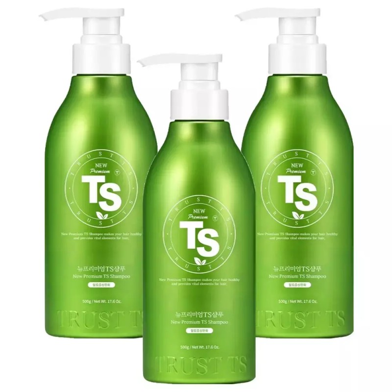 TS 뉴 헤어 모발 베스트 프리미엄 샴푸 500g 3개 TS