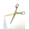 Ceremony Tape Cutting Scissors Gold Presentation Box