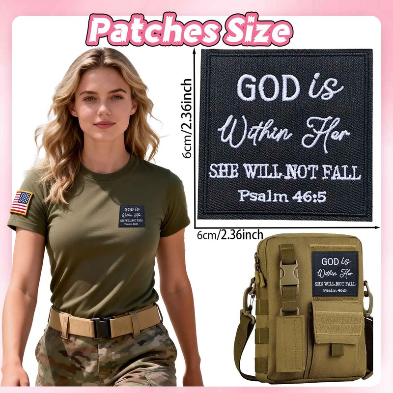 God is Within Her Psalm 46:5 Bible Verse Tactical Morale
