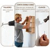 Cinta Doble Cara Adhesiva Transparente, 2 Rollos de 5M, Reutilizable