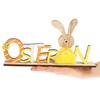 com-four® Decorative Easter Stand-Up Display, Decorative Lettering for Easter, Self-Standing