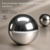 MIJOMA Set di 7 palline decorative da giardino in acciaio