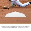 VOSAREA Baseball Home Plate Baseball Pitcher Mat Thrown Down Softball